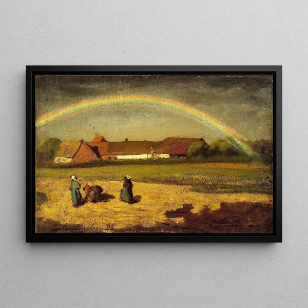 L'Arc-en-ciel Courrières - Jules Breton — quadro incorniciato alla parete