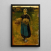 La glaneuse - Jules Breton — quadro incorniciato alla parete