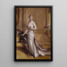 Ritratto di Isabelle d'Orléans duchessa di Guisa - Jules Cayron — quadro incorniciato alla parete
