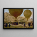 Partenza di Léon Gambetta per Tours sul pallone l'Armand-Barbès il 7 ottobre 1870 Montmartre - Jules Didier — quadro incorniciato alla parete