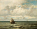 Un paesaggio marino - Jules Dupré — vista dell’opera