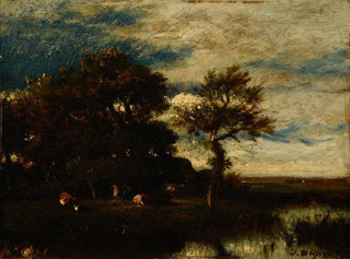 Paesaggio con corso d'acqua - Jules Dupré — vista dell’opera