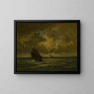 Jules Dupr - Two Boats in a Storm.webp