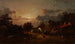 Scène di villaggio al tramonto - Jules Dupré — vista dell’opera