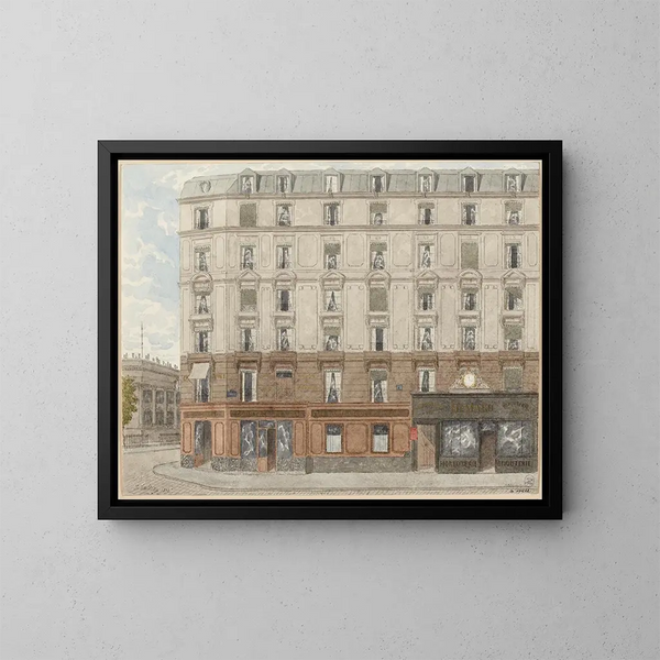 Rue Loncladel, ex rue Joquelet, n° 12, 2o arrondissement - Jules Gaildrau — quadro incorniciato alla parete