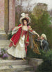 Les amoureux - Jules Girardet — vista dell’opera