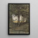 Paesaggio boschivo - Jules Goethals — quadro incorniciato alla parete