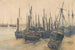 Bateaux di Pesca Ormeggiati - Jules Lessore — vista dell’opera