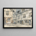 Vista di Rue de l'Amitié - Jules Lessore — quadro incorniciato alla parete