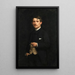 Portrait d'un gentleman - Jules Marie Sevestre — quadro incorniciato alla parete