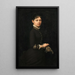 Portrait d'une dame - Jules Marie Sevestre — quadro incorniciato alla parete