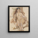 Éliane - Jules Pascin — quadro incorniciato alla parete