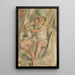 Femme au turban avec rose - Jules Pascin — quadro incorniciato alla parete