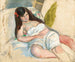 Donna distesa - Jules Pascin — vista dell’opera