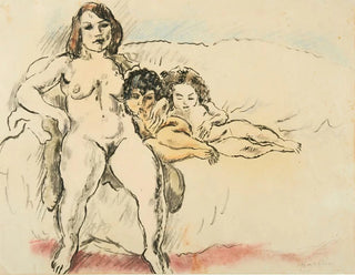 Donne e bambini - Jules Pascin — vista dell’opera