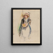 Fille à la mandoline - Jules Pascin — quadro incorniciato alla parete