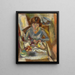 Hermine David devant la table - Jules Pascin — quadro incorniciato alla parete
