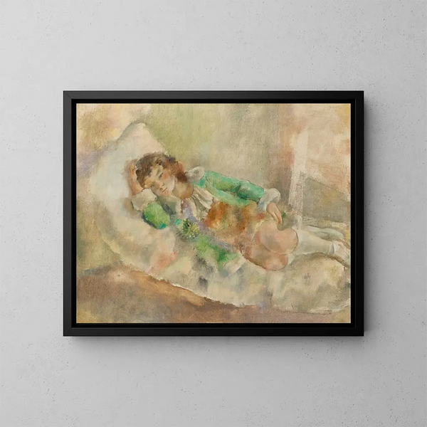 La Petite Actrice - Jules Pascin — quadro incorniciato alla parete