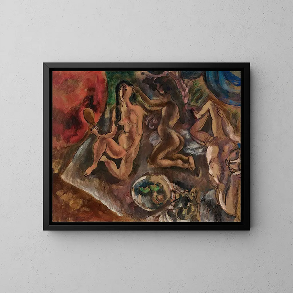 La toilette aux tropiques - Jules Pascin — quadro incorniciato alla parete