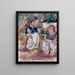 Le Tunisiennes - Jules Pascin — quadro incorniciato alla parete