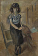 Portrait d'une femme debout - Jules Pascin — vista dell’opera