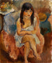 Figura seduta Ragazza seduta - Jules Pascin — vista dell’opera