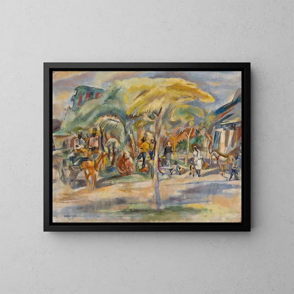 Paesaggio del Sud - Jules Pascin — quadro incorniciato alla parete