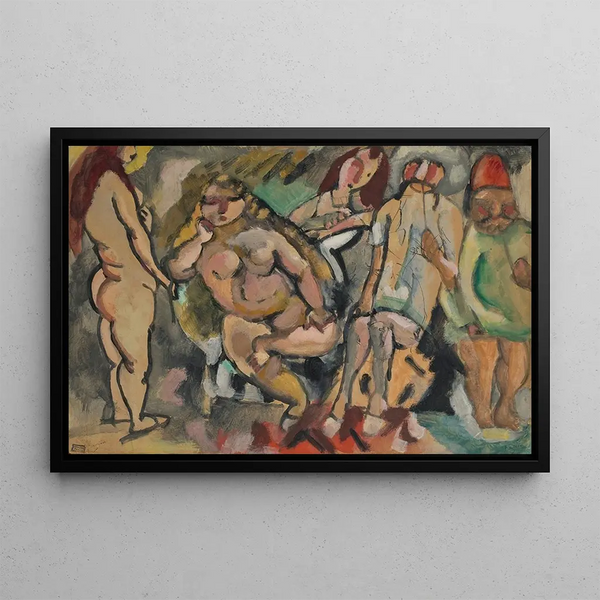 Tunis - Jules Pascin — quadro incorniciato alla parete