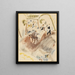 Due uomini che cenano - Jules Pascin — quadro incorniciato alla parete