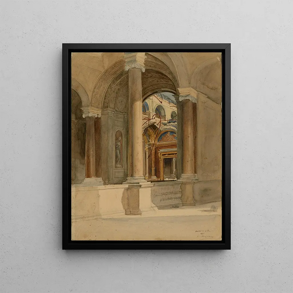 Jules Richomme - LHtel de Ville aprs lincendie 1871.webp