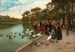 Nourrir les cygnes - Jules Scalbert — vista dell’opera