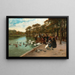 Nourrir les cygnes - Jules Scalbert — quadro incorniciato alla parete