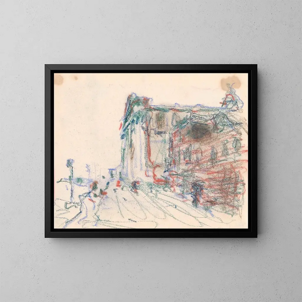 Chiesa dei Gesuiti a Venezia - Jules Schmalzigaug — quadro incorniciato alla parete