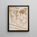 Visage pallido con capelli rossi - Jules Schmalzigaug — quadro incorniciato alla parete