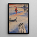 Voilier rouge e gondola - Jules Schmalzigaug — quadro incorniciato alla parete