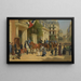 Défilé su una strada di Parigi - Jules Voirin — quadro incorniciato alla parete