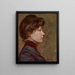 Ritratto di una giovane donna - Julia Graydon Sharpe — quadro incorniciato alla parete