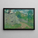 Un chemin di campagna francese - Julian Alden Weir — quadro incorniciato alla parete