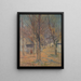 Un villaggio del Connecticut va a scuola - Julian Alden Weir — quadro incorniciato alla parete