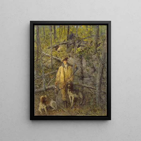 Julian Alden Weir - Hunter and Dogs.webp
