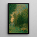 Pan et le loup - Julian Alden Weir — quadro incorniciato alla parete
