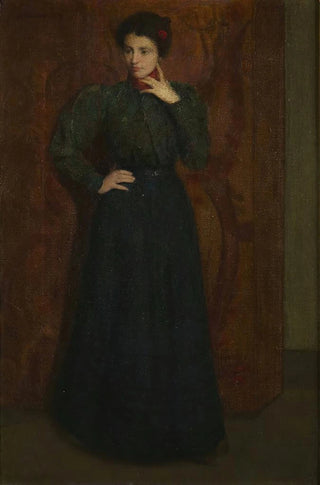 Julian Alden Weir - The Green Dress.webp