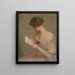 La lettre - Julian Alden Weir — quadro incorniciato alla parete