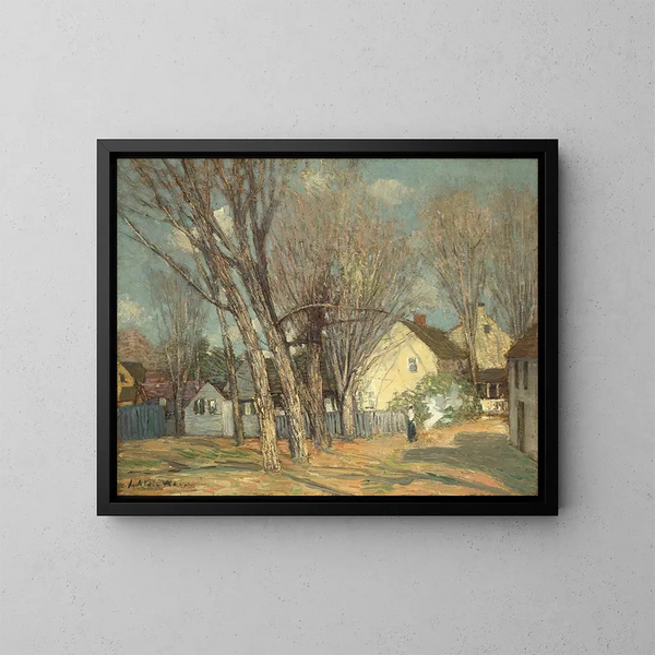 Village de Windham - Julian Alden Weir — quadro incorniciato alla parete