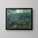 Rochers en forêt - Julian Alden Weir — quadro incorniciato alla parete