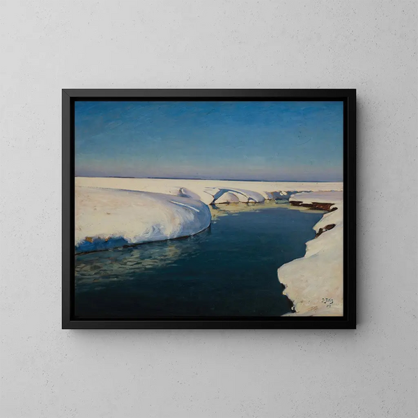 Neve - Julian Fałat — quadro incorniciato alla parete