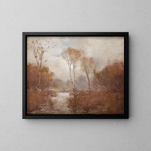Paesaggio di ottobre - Julian Onderdonk — quadro incorniciato alla parete