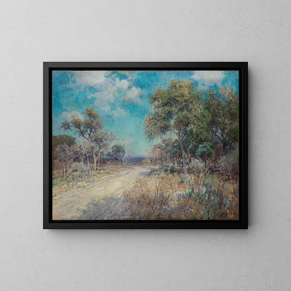 Strada verso le colline - Julian Onderdonk — quadro incorniciato alla parete