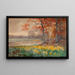 Fiori gialli in una giornata grigia - Julian Onderdonk — quadro incorniciato alla parete