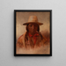 Sitting Bull - Julian Scott — quadro incorniciato alla parete
